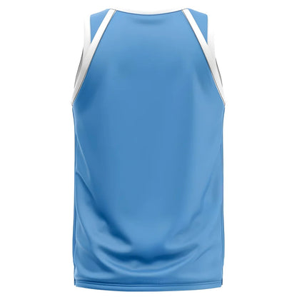 Argentina Home Concept Basketball Shirt - Kids_1