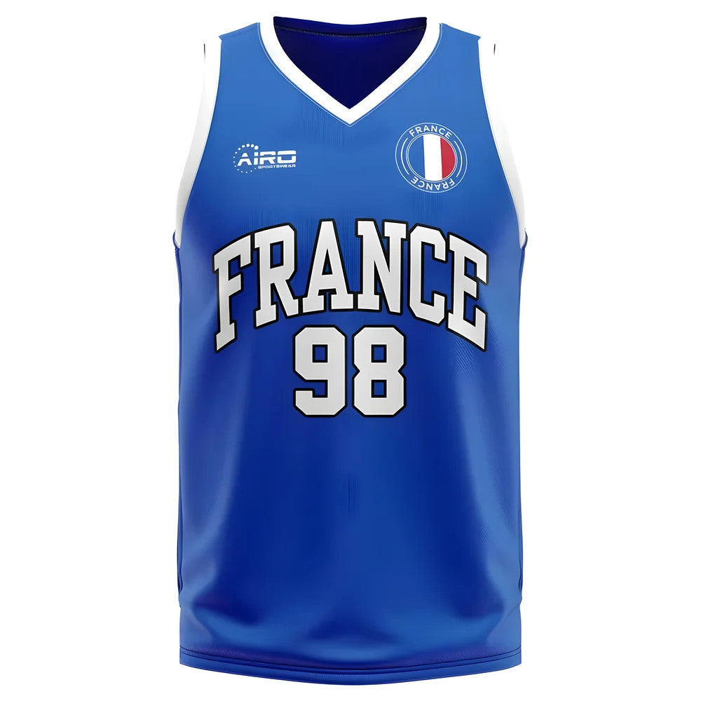 France Home Concept Basketball Shirt - Kids_0