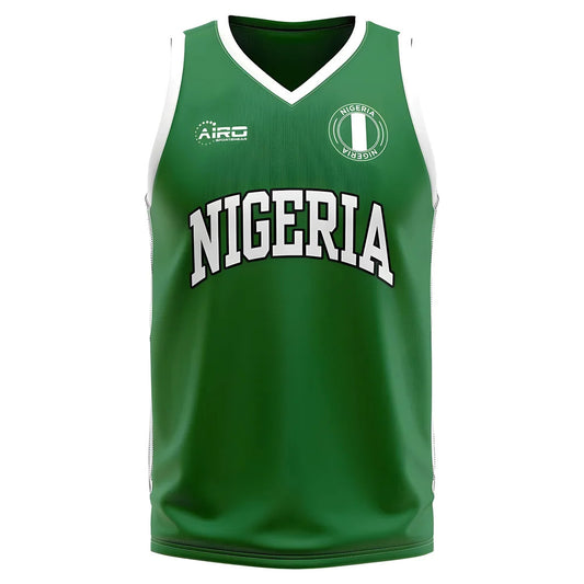 Nigeria Home Concept Basketball Shirt_0
