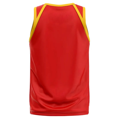 Spain Home Concept Basketball Shirt_1