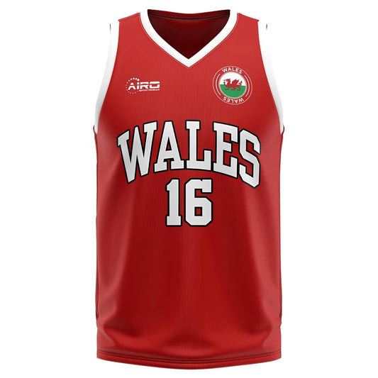 Wales Home Concept Basketball Shirt_0