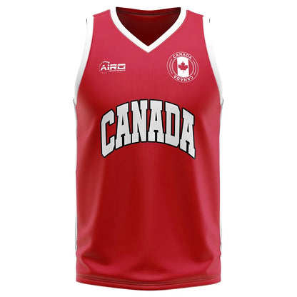 Canada Home Concept Basketball Shirt_1