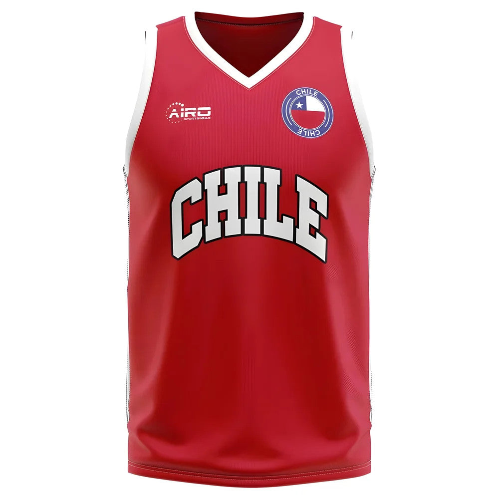 Chile Home Concept Basketball Shirt_0