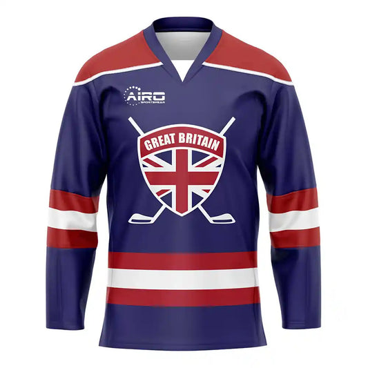 Great Britain Home Ice Hockey Shirt_0