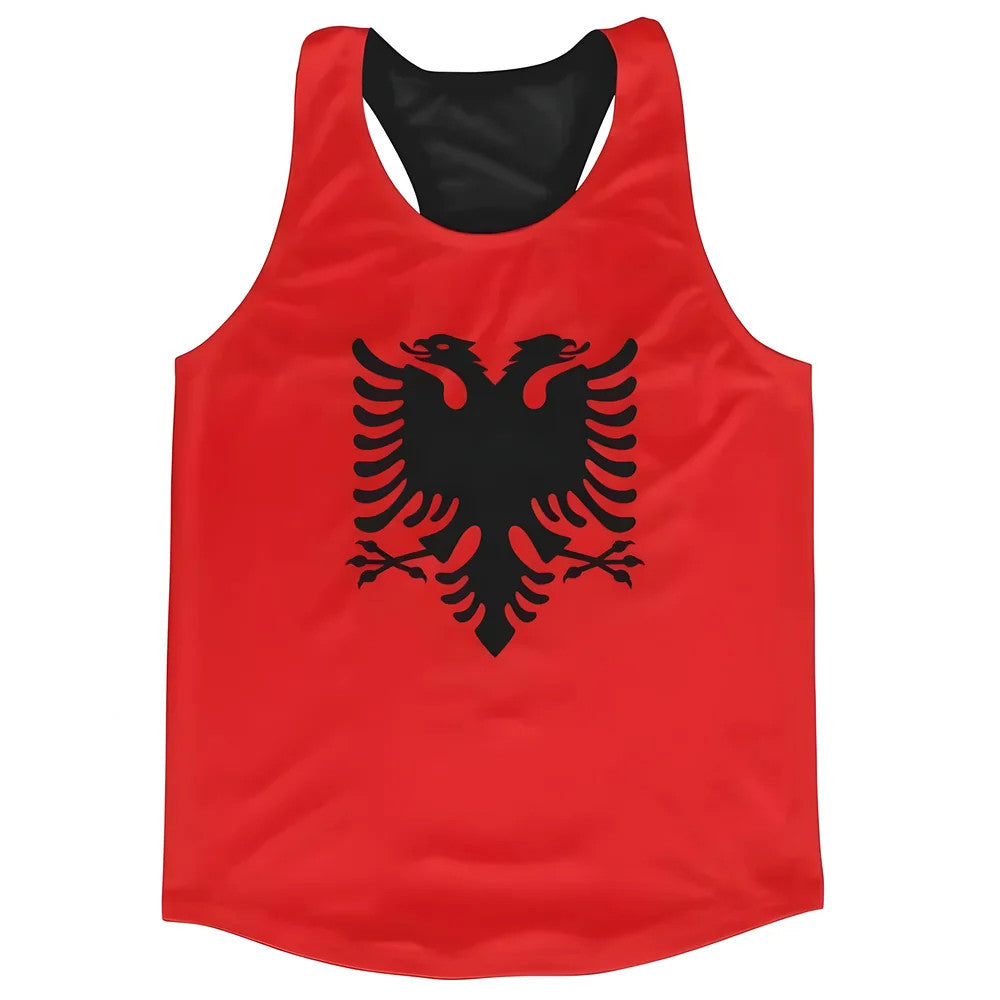 Albania Flag Running Vest_1
