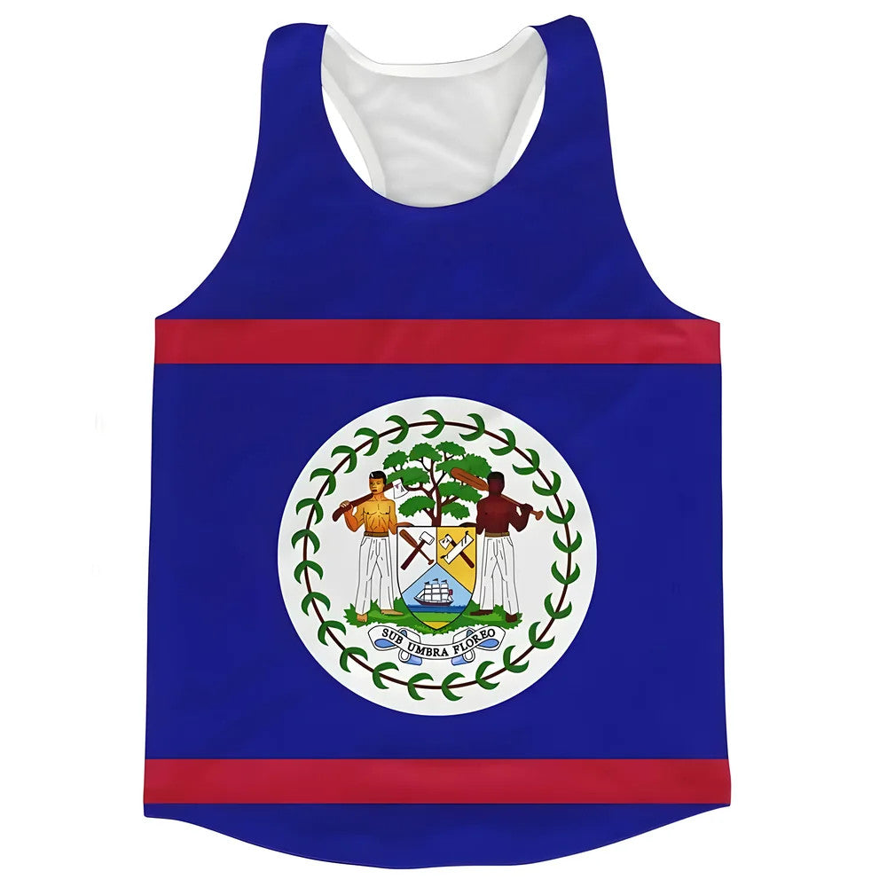 Belize Flag Running Vest_1
