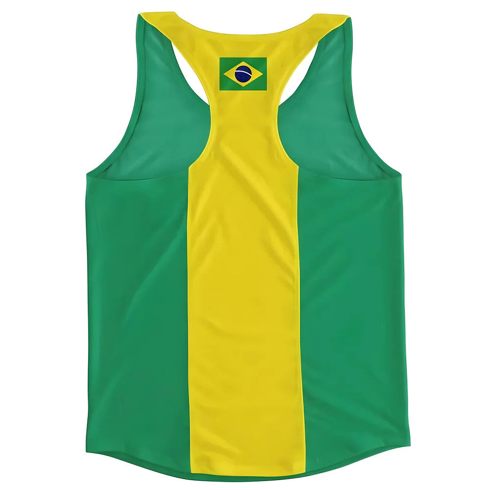 Brazil Flag Running Vest_1