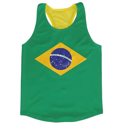 Brazil Flag Running Vest_1