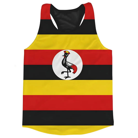 Uganda Flag Running Vest_0