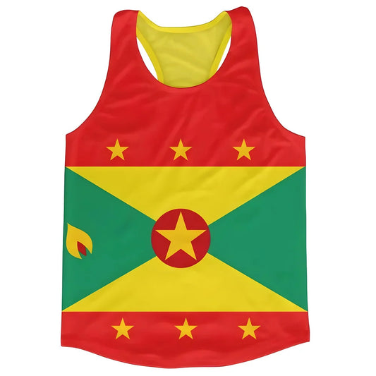 Grenada Flag Running Vest_0