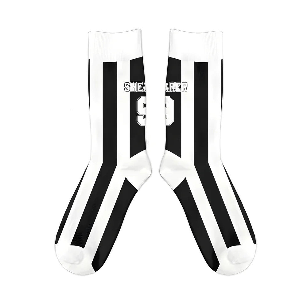 Newcastle 1996 Alan Shearer Retro Football Socks_0