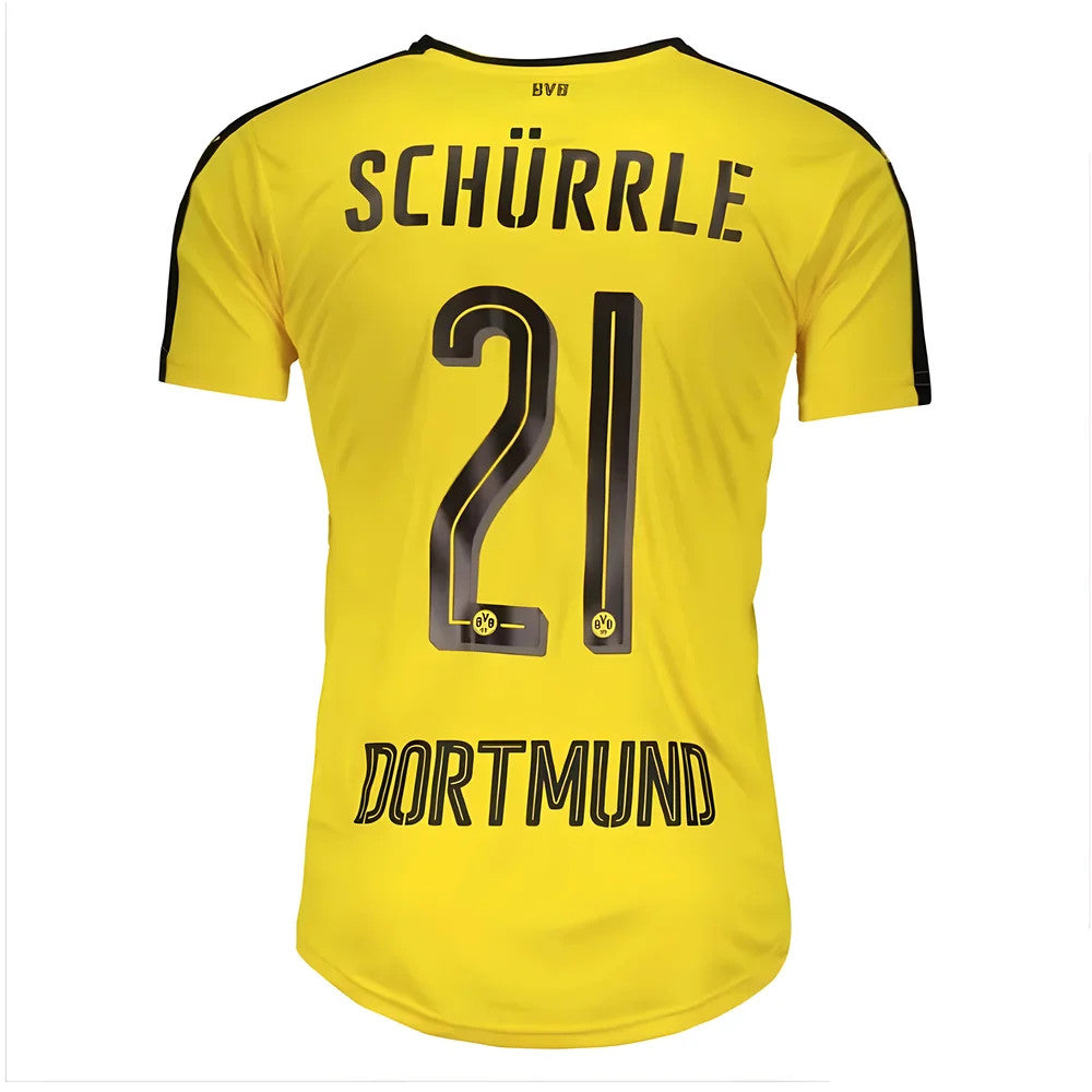 Borussia Dortmund 2016-17 Home Shirt Schurrle #21 ((Fair) M)_1