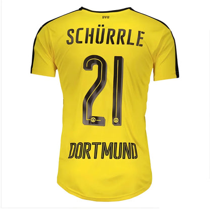 Borussia Dortmund 2016-17 Home Shirt Schurrle #21 ((Fair) M)_1