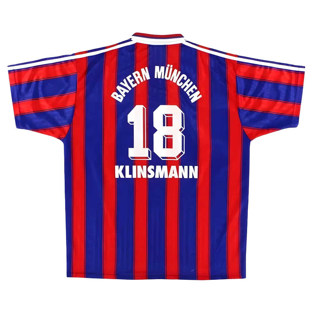 Bayern Munich 1995-97 Home Shirt #18 Klinsmann ((Good) S)_1