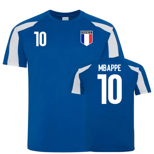 France Sports Training Jersey (Mbappe 10)_0