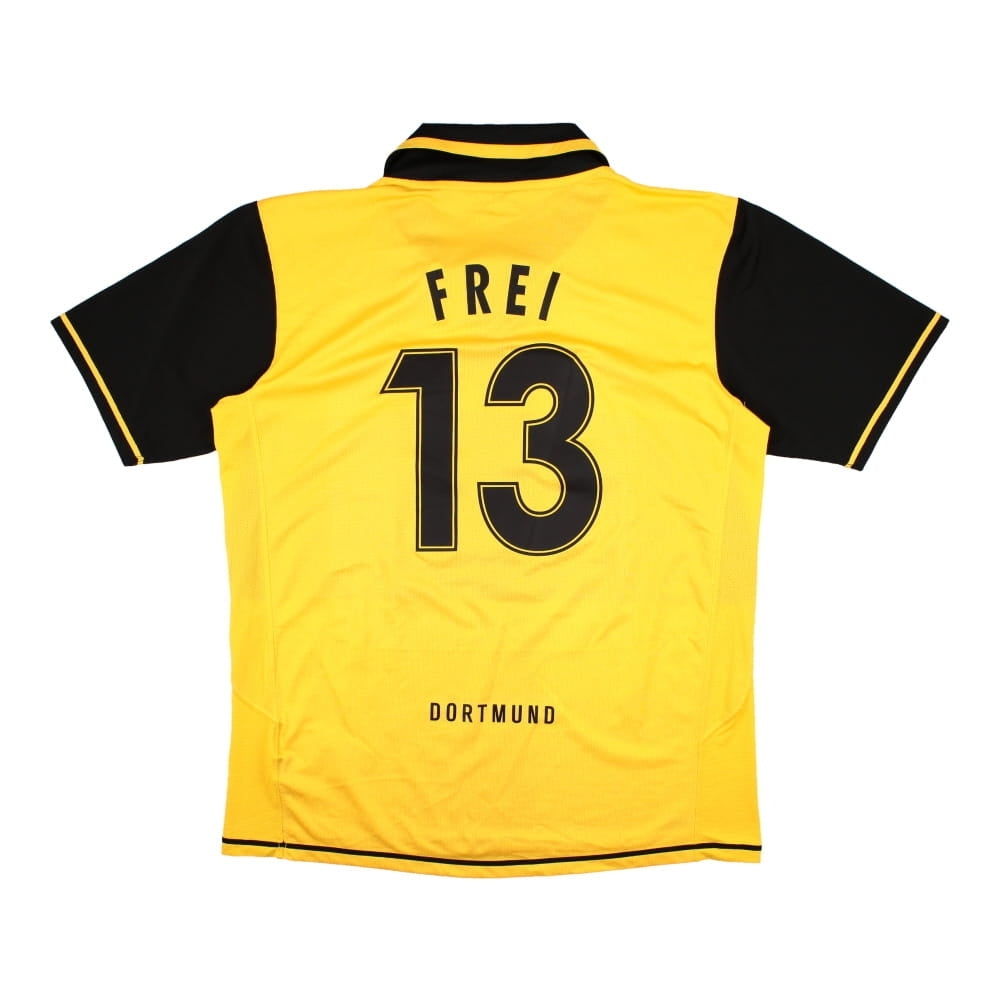 Borussia Dortmund 2007-08 Home Shirt (Sponsorless) (Frei #13) ((Excellent) XL)_1