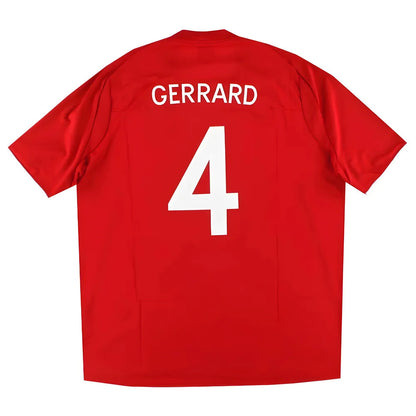 England 2010-11 Away Shirt (Gerrard #4) ((Excellent) XL)_0