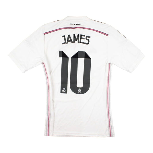 Real Madrid 2014-15 Home Shirt (James 10) ((Very Good) XS)_0