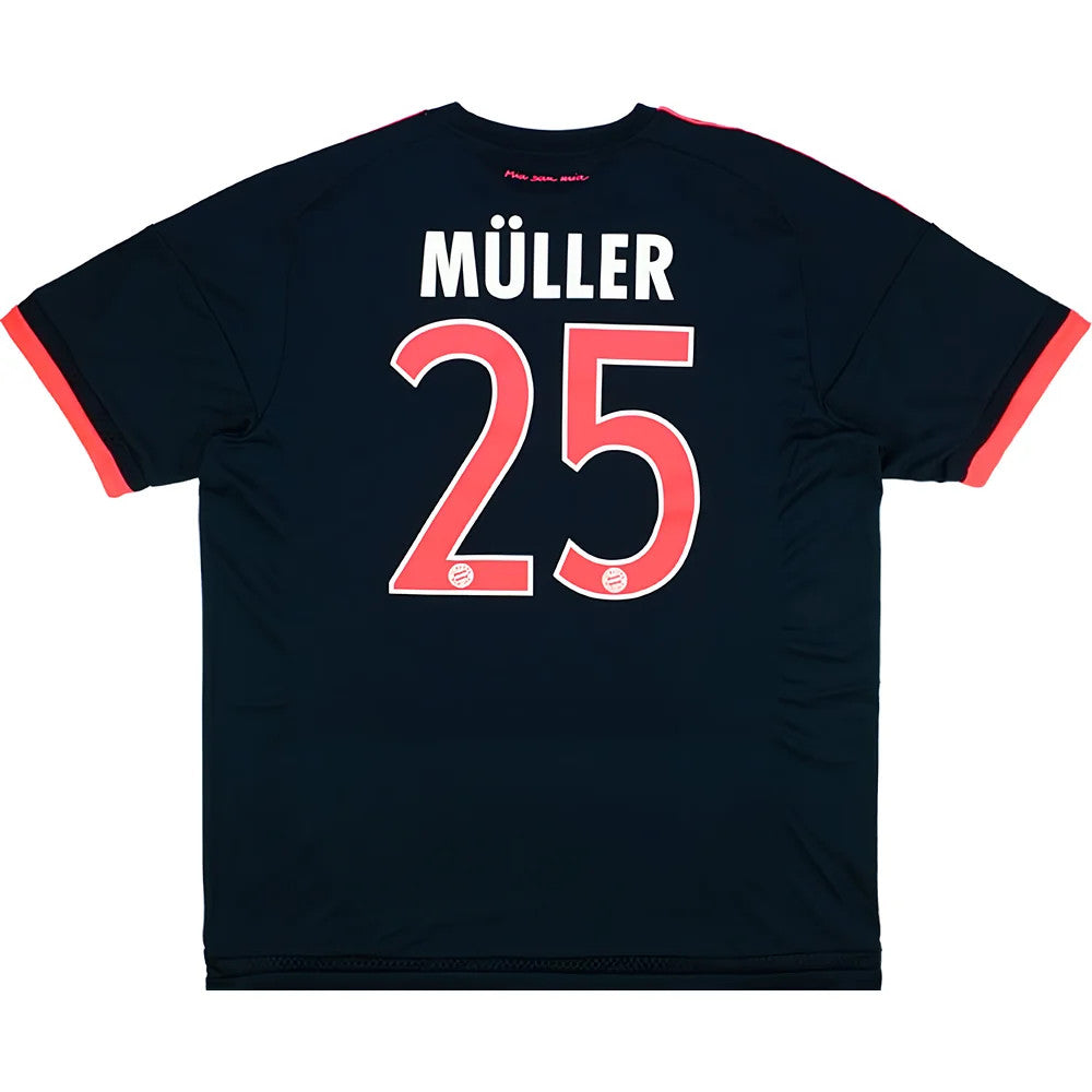 Bayern Munich 2015-16 Third Shirt (Muller #25) (Excellent)_1