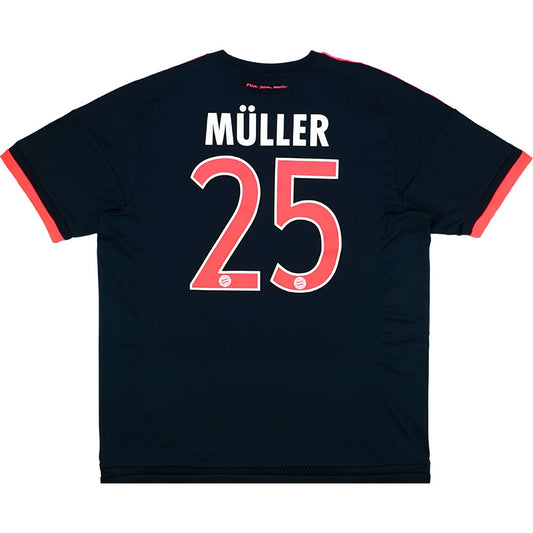 Bayern Munich 2015-16 Third Shirt (Muller #25) (Excellent)_1