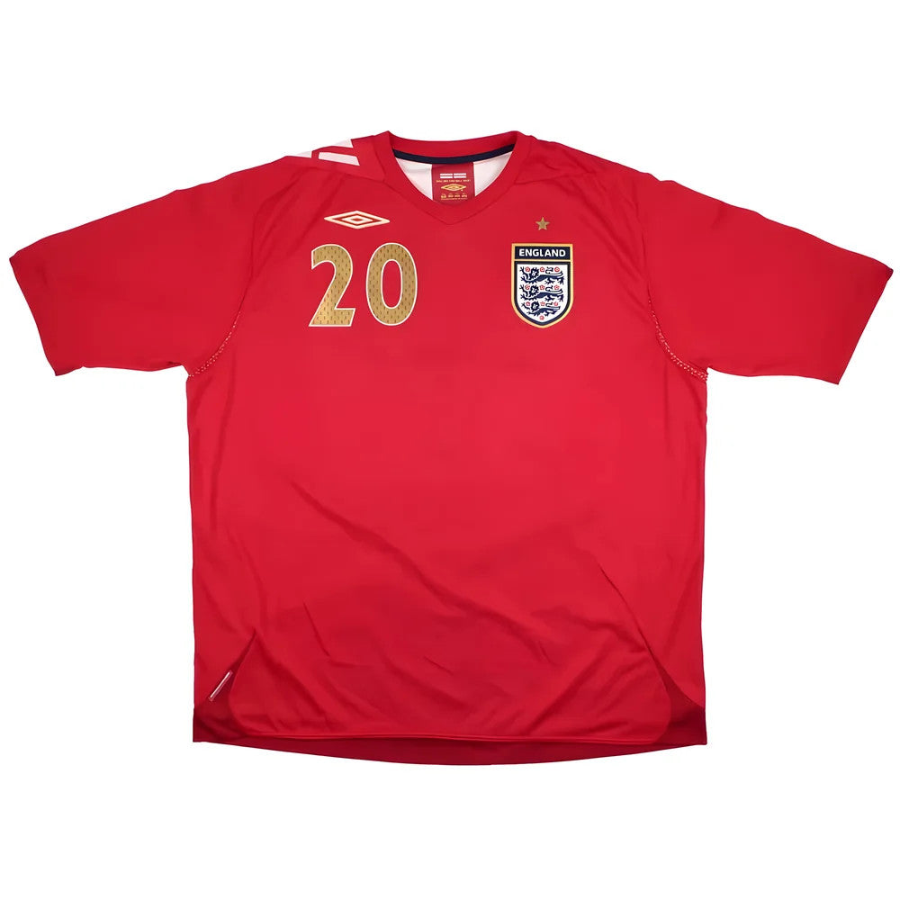 England 2006-08 Away Shirt (Downing #20) (XXL) (Very Good)_1