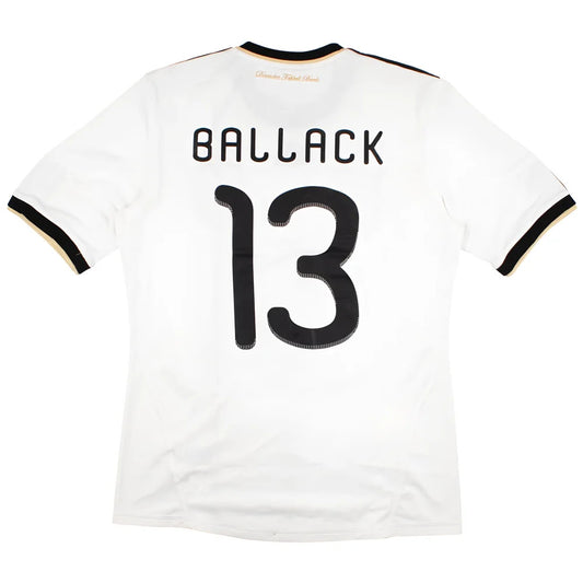 Germany 2010-11 Home Shirt (M) Ballack #13 (Excellent)_0
