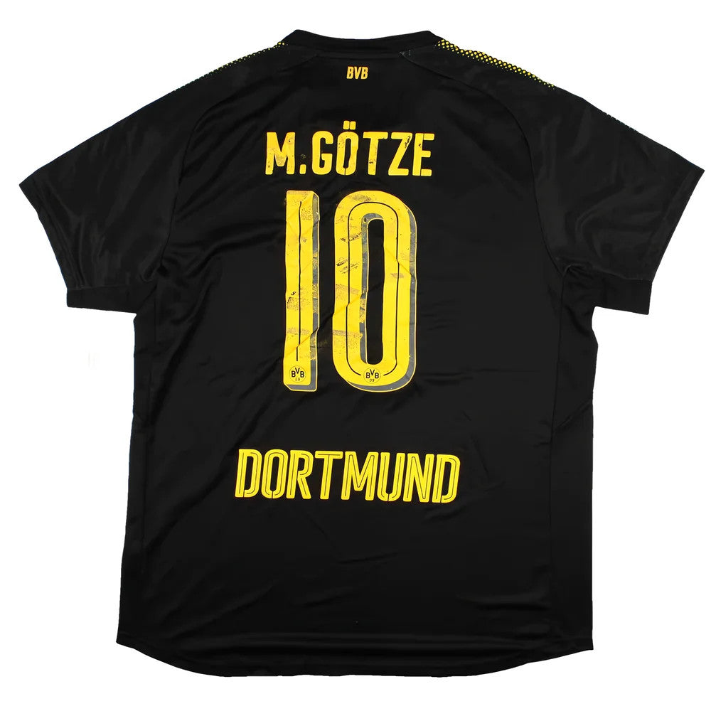 Borussia Dortmund 2017-18 Away Shirt (XL) Gotze #10 (Good)_1