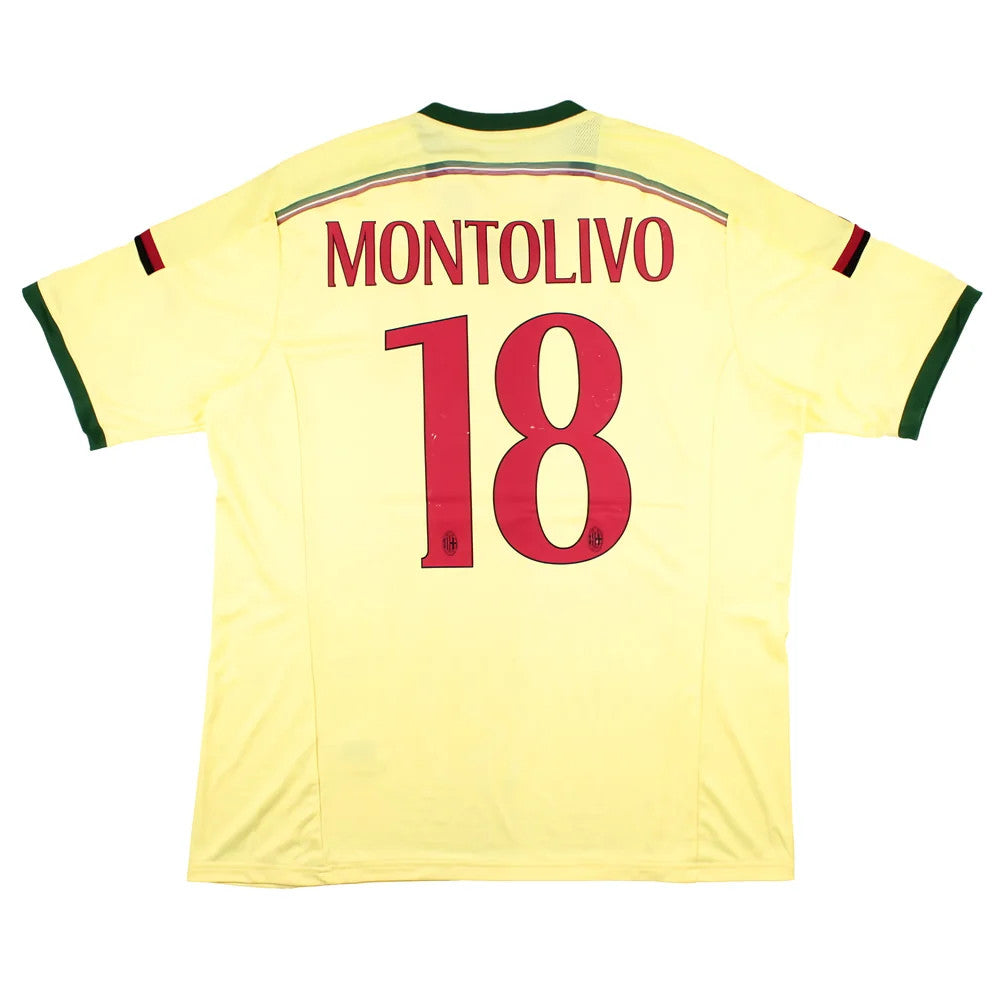 AC Milan 2014-15 Third Shirt (XL) Montolivo #18 (Excellent)_1