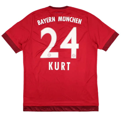 Bayern Munich 2015-16 Home Shirt (L) Kurt #24 (Very Good)_1