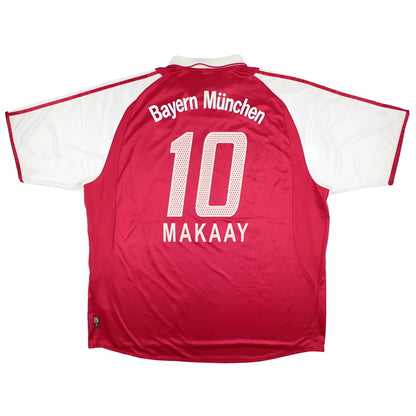 Bayern Munich 2003-04 Home Shirt (XXL) Makaay #10 (Very Good)_1