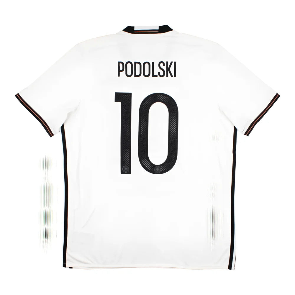Germany 2016-17 Home Shirt (L) Podolski #10 (Very Good)_0