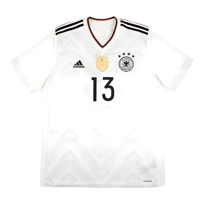 Germany 2017 Confederations Cup Home Shirt (L) Muller #13 (Good)_1