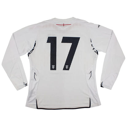 England 2007-09 Long Sleeve Home Shirt (Womans - 16) #17 (Excellent)_0