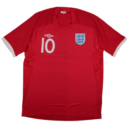 England 2010-11 Away Shirt (L) Rooney #10 (Very Good)_1