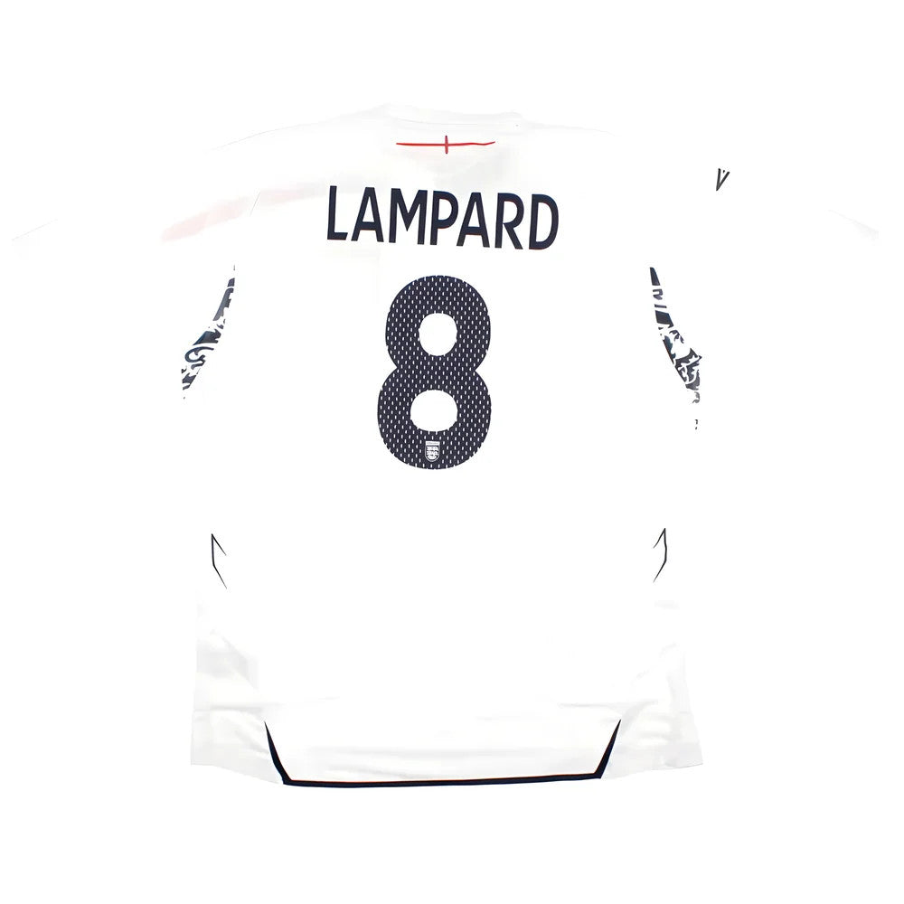 England 2007-09 Home Shirt (XL) Lampard #8 (Fair)_0