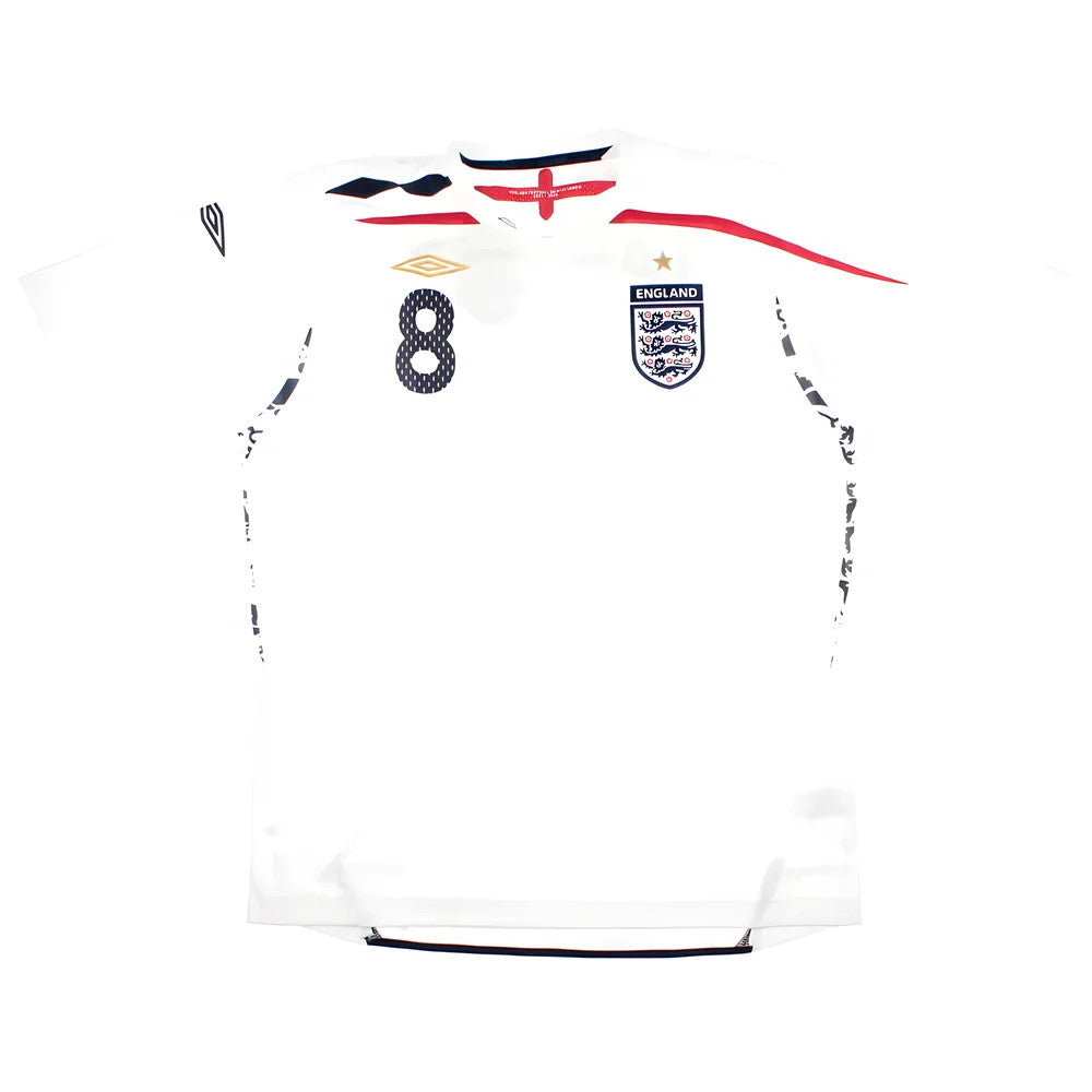 England 2007-09 Home Shirt (XL) Lampard #8 (Fair)_1