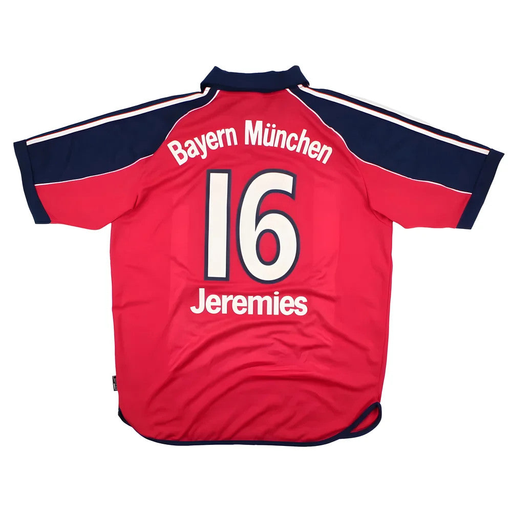 Bayern Munich 1999-01 Home Shirt (M) Jeremies #16 (Excellent)_1