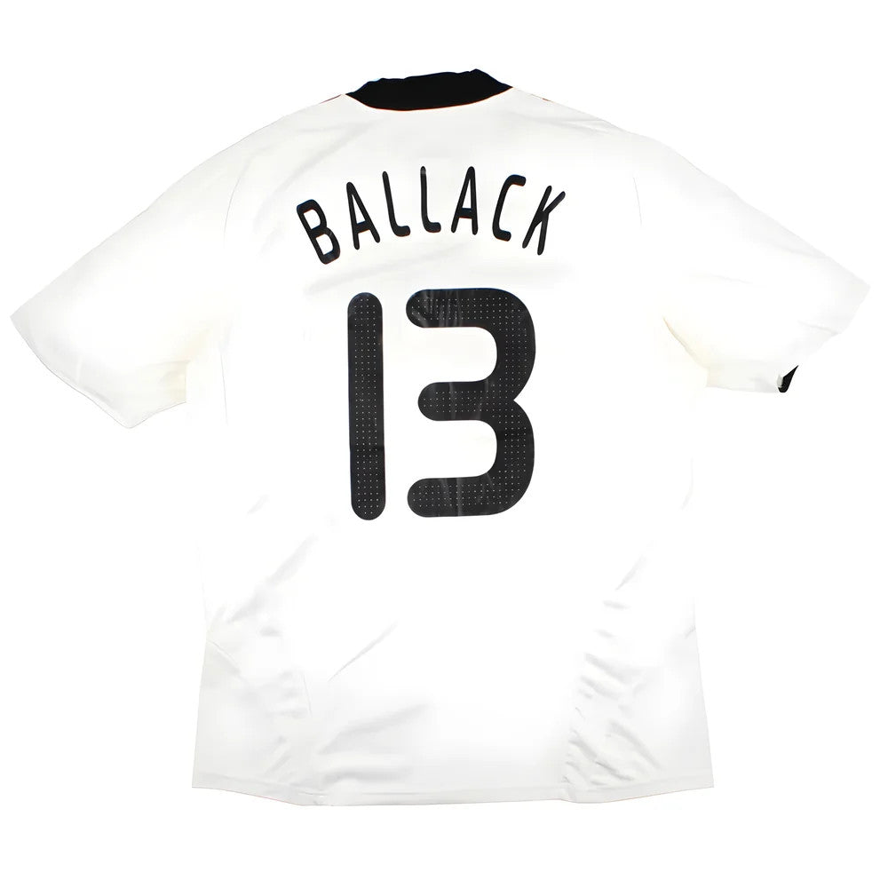Germany 2008-10 Home Shirt (L) Ballack #13 (Good)_0