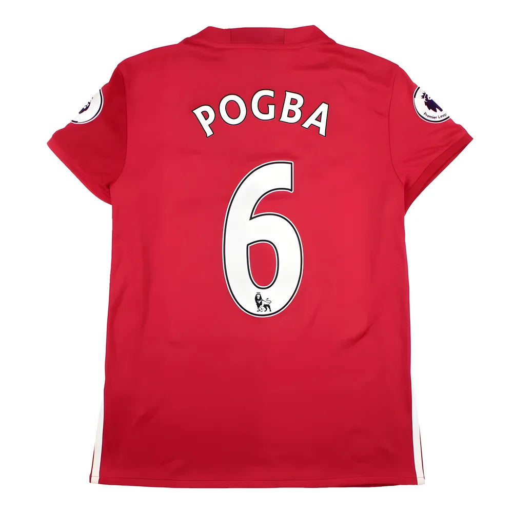 Manchester United 2016-17 Home Shirt (Womens 12) Pogba #6 (Very Good)_0