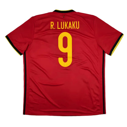 Belgium 2020-22 Home Shirt (XL) Lukaku #9 (Excellent)_1