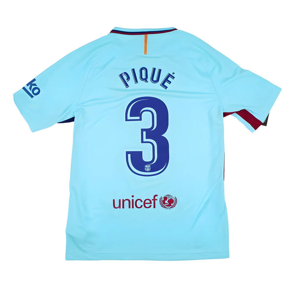 Barcelona 2017-18 Away Shirt (Pique #3) (M) (BNWT)_1