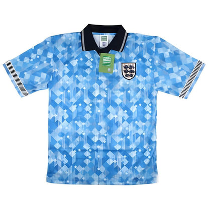 England 1990 Score Draw Third Shirt (M) Pearce #3 (Excellent)_1