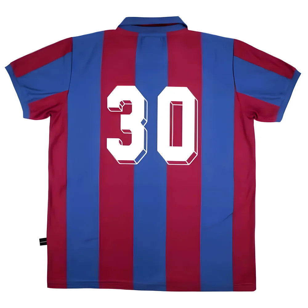 Barcelona 1982 Retro Home Shirt (XL) #30 (Excellent)_1