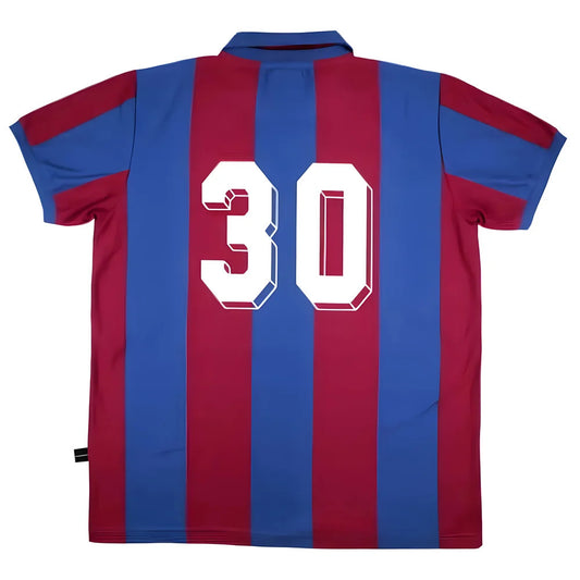 Barcelona 1982 Retro Home Shirt (XL) #30 (Excellent)_1