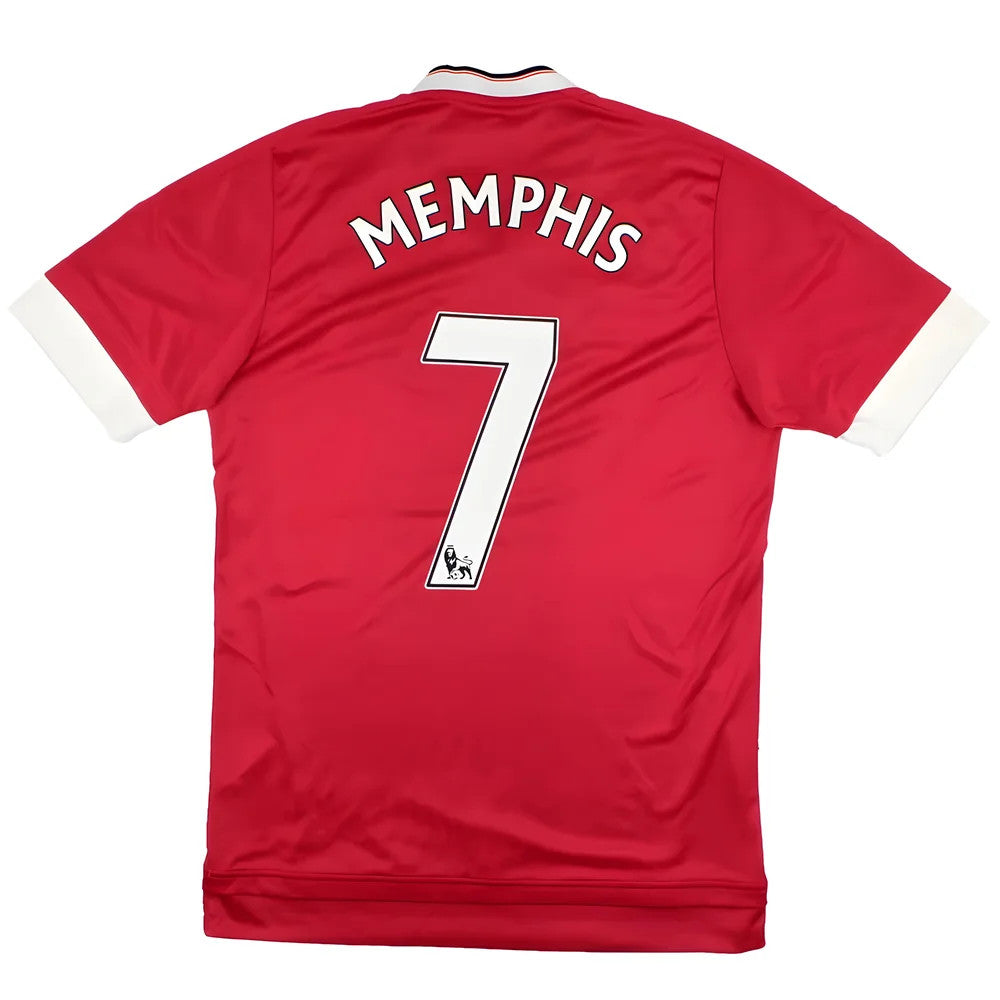 Manchester United 2015-16 Home Shirt (Memphis #7) (2XL) (Excellent)_0