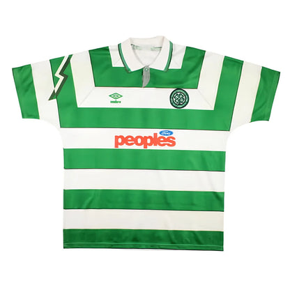 Celtic 1991-92 Home Shirt (L) (Very Good)_1
