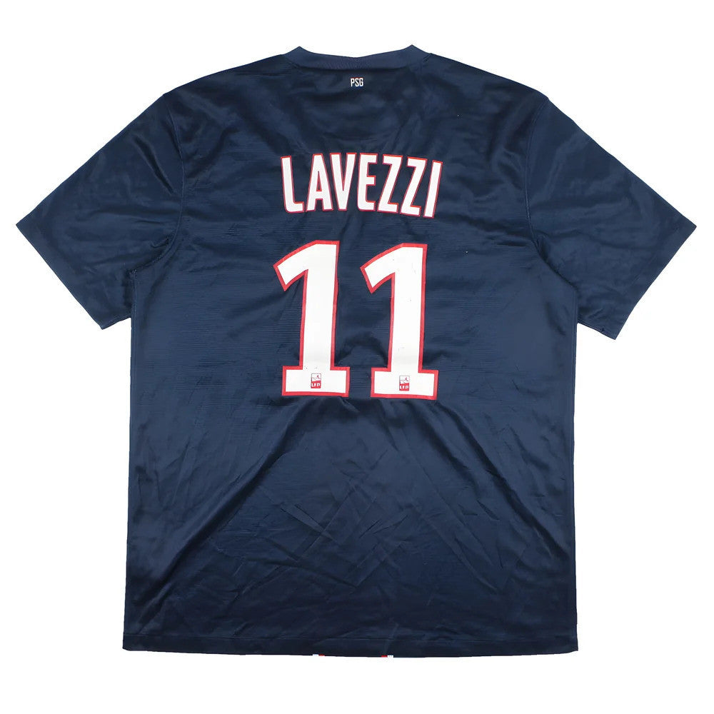 PSG 2012-13 Home Shirt (S) Lavezzi #11 (Excellent)_0