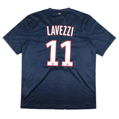 PSG 2012-13 Home Shirt (S) Lavezzi #11 (Excellent)_0