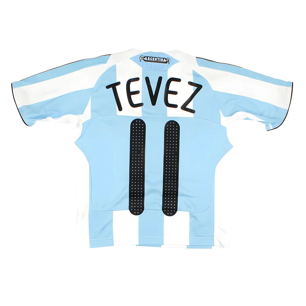 Argentina 2008-09 Home Shirt (SB) Tevez #11 (Mint)_1