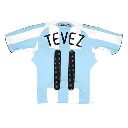 Argentina 2008-09 Home Shirt (SB) Tevez #11 (Mint)_1
